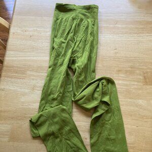 Green tights - NWOT
